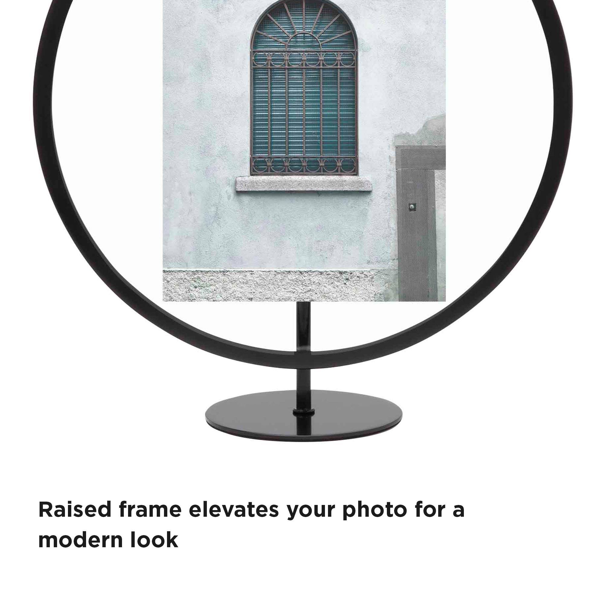 Umbra Black Infinity Round 5" X 7" Picture Frame